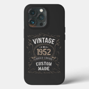Vintage 1952 Limited Edition Custom made iPhone 13 Pro Case