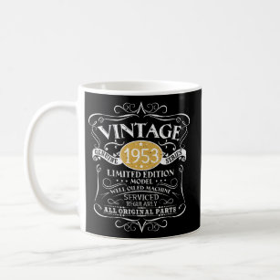 Vintage 1953 69th Birthday Gift Men Women Coffee Mug