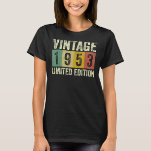 Vintage 1953 70 Years Old 69th Birthday T-Shirt