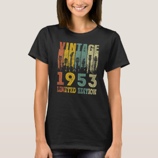 Vintage 1953 Birthday Guitar 70th Birthday T-Shirt