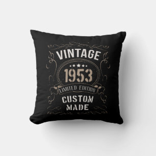 Vintage 1953 Limited Edition Custom made Cushion