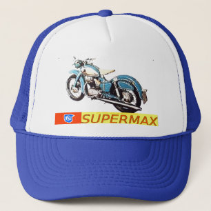 "Vintage 1953-NSU SUPERMAX Motorcycle Ad" Trucker Hat