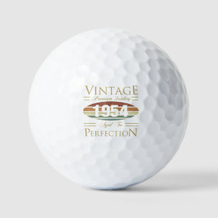 Vintage 1954 70th Birthday Golf Balls