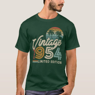 Vintage 1954 Birthday Gift 6970 Years T-Shirt