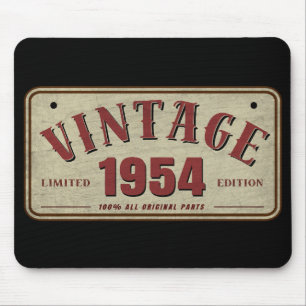 Vintage 1954 Limited Edition All Original Parts Mouse Pad