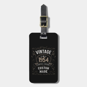 Vintage 1954 Limited Edition Custom made Luggage Tag