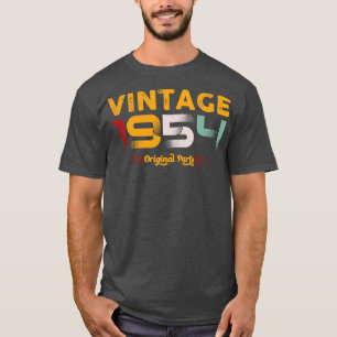 Vintage 1954 Original Parts Family Birthday Gift T-Shirt