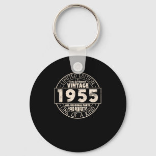 Vintage 1955 Birthday Gift Key Ring