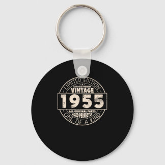 Vintage 1955 Birthday Gift Key Ring