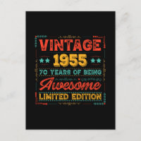 Vintage 1955 Made in 1955 70th Birthday 70 Years