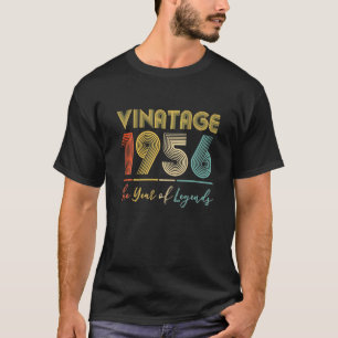 Vintage 1956 65th Birthday Gift Ideas Him Her T-Shirt