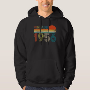 Vintage 1956 67 Years Old 67th Birthday For Men W Hoodie