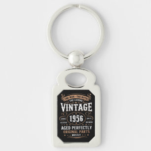 Vintage 1956 Birthday The Man The Legend Bday Key Ring