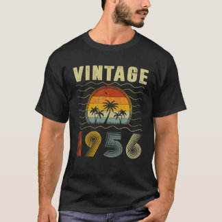 Vintage 1956 Cute 66 Years Old Men And Women 66Th T-Shirt