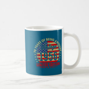 Vintage 1956 Limited Edition 70th Birthday 70 Year Coffee Mug