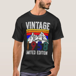 Vintage 1958 64 Years Old Boys Girls 64th Birthday T-Shirt