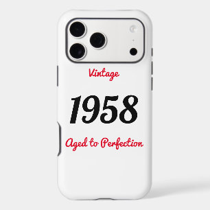 Vintage 1958 Aged To Perfection Birthday Gift