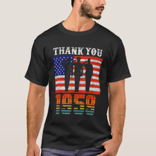 Vintage 1959 63 Years Old Flag American 63th Birt T-Shirt