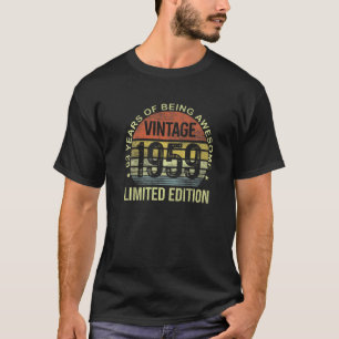 Vintage 1959 63rd Birthday 63 Year Old T-Shirt