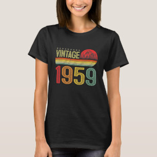Vintage 1959 Bday 63 Years Old 63rd Birthday Awes T-Shirt