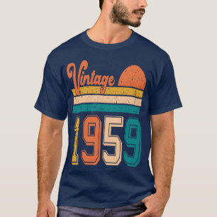 Vintage 1959 birthday gift friends T-Shirt