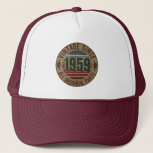 VINTAGE 1959 BIRTHDAY GIFT TRUCKER HAT