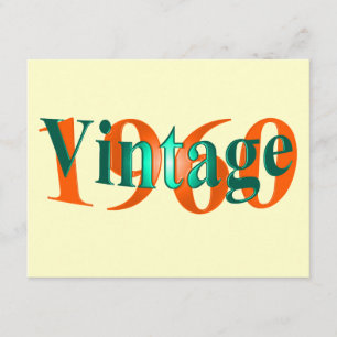 Vintage 1960 card