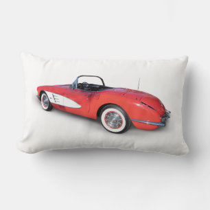 vintage 1960 corvette lumbar cushion