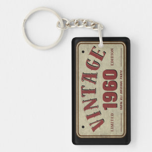 Vintage 1960 Limited Edition All Original Parts Key Ring