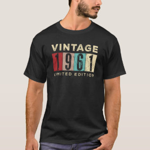 Vintage 1961 60th Birthday 60th Retro T-Shirt