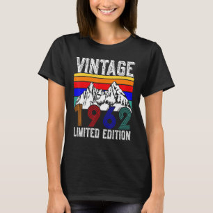 Vintage 1962 60 Years Old Boys Girls 60th Birthd T-Shirt