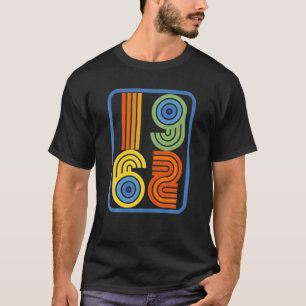 Vintage 1962 60Th Birthday Gift Husband Wife Retro T-Shirt