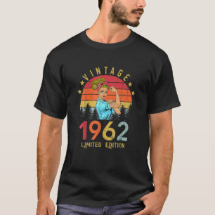 Vintage 1962 Made In 1962 60Th Birthday Women 60 Y T-Shirt