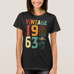 Vintage 1963 59 Year Old Birthday Camping Hiking T-Shirt