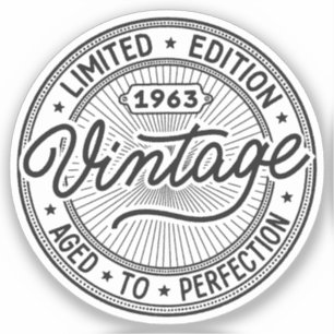 Vintage 1963 Birthday
