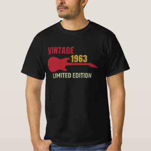 Vintage 1963 – Guitar Edition Design T-Shirt