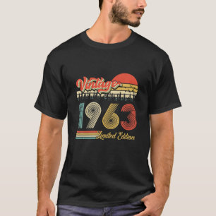 Vintage 1963 Limited Edition 60 Year Gifts 60th T-Shirt
