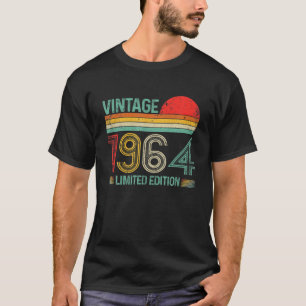 Vintage 1964 62nd Birthday Decorations Men Women T-Shirt