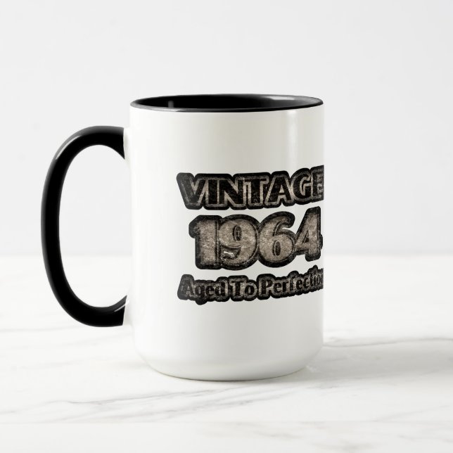 Vintage 1964 - Aged To Perfection Mug (Left)
