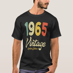 Vintage 1965 57th Birthday Gift Retro  57 Years Ol T-Shirt