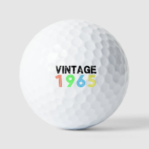 Vintage 1965 60 Year Old 1965 Birthday Gifts Golf Balls