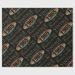 Vintage 1965 60th Birthday Wrapping Paper