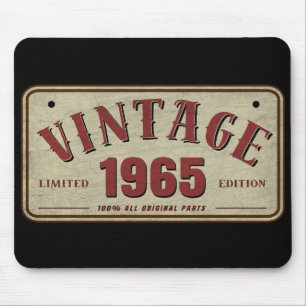 Vintage 1965 Limited Edition All Original Parts Mouse Pad