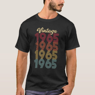 Vintage 1965 Made In 1965 57th Birthday Gift T-Shirt