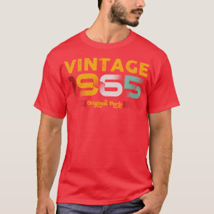 Vintage 1965 Original Parts Family Birthday Gift T-Shirt
