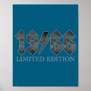 Vintage 1966 Clic 60 Years Old Bday 60th Birthday Poster