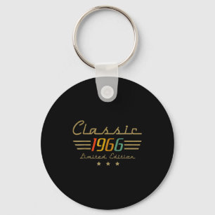Vintage 1966 Clic Legend 60 Year Old 60th Birthday Key Ring