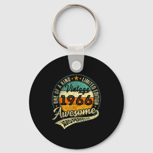 Vintage 1966 Limited Edition 60 Year Old 60th Birt Key Ring