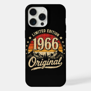 vintage 1966 limited edition original iPhone 15 pro max case
