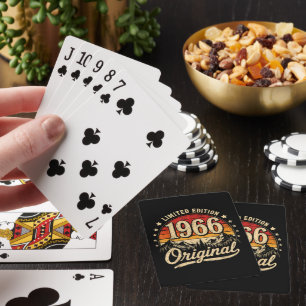 vintage 1966 limited edition original playing cards